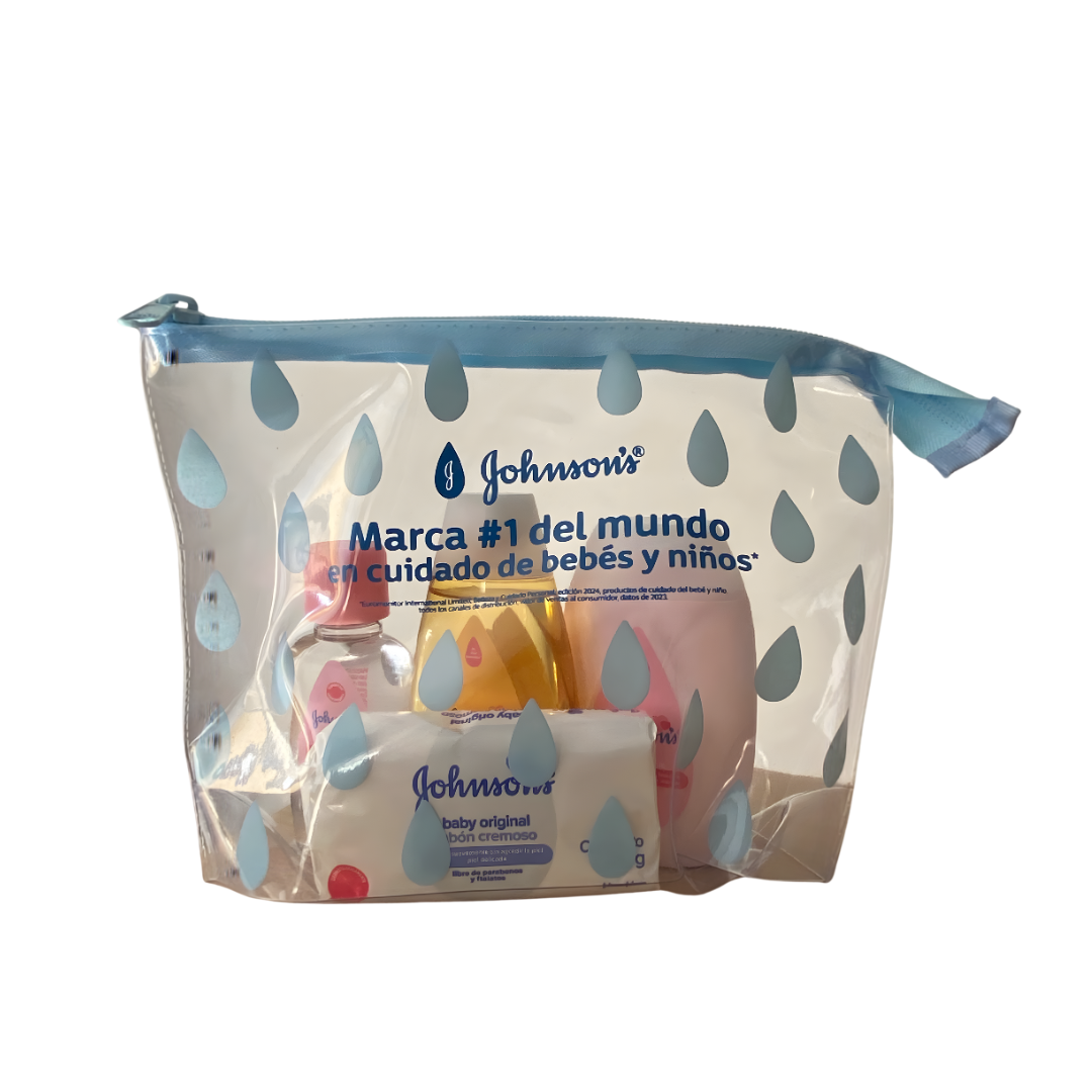 KIT JOHNSON´S BABY ESTUCHE TRANSPARENTE
