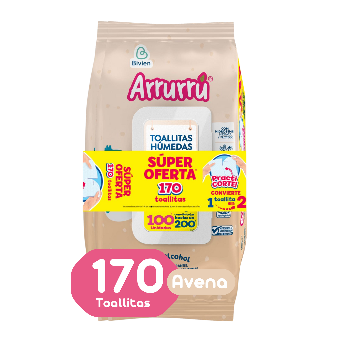 PAÑITOS ARRURRU AVENA