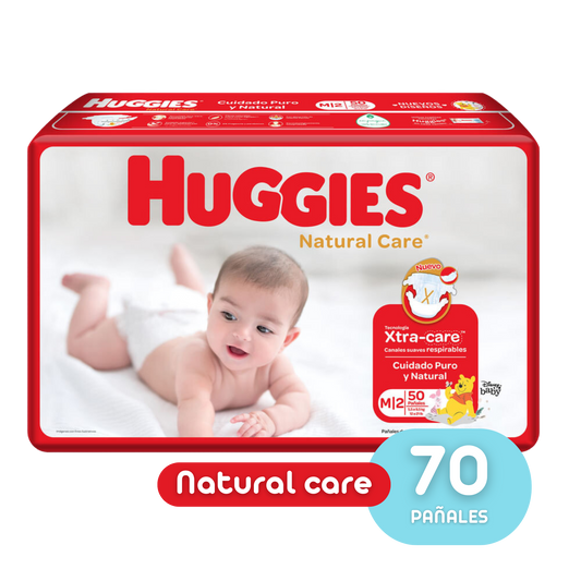 HUGGIES ETAPA 2/M NATURAL CARE