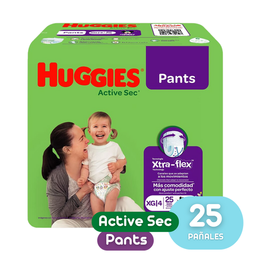 HUGGIES ETAPA 4/XG ACTIVE SEC PANTS