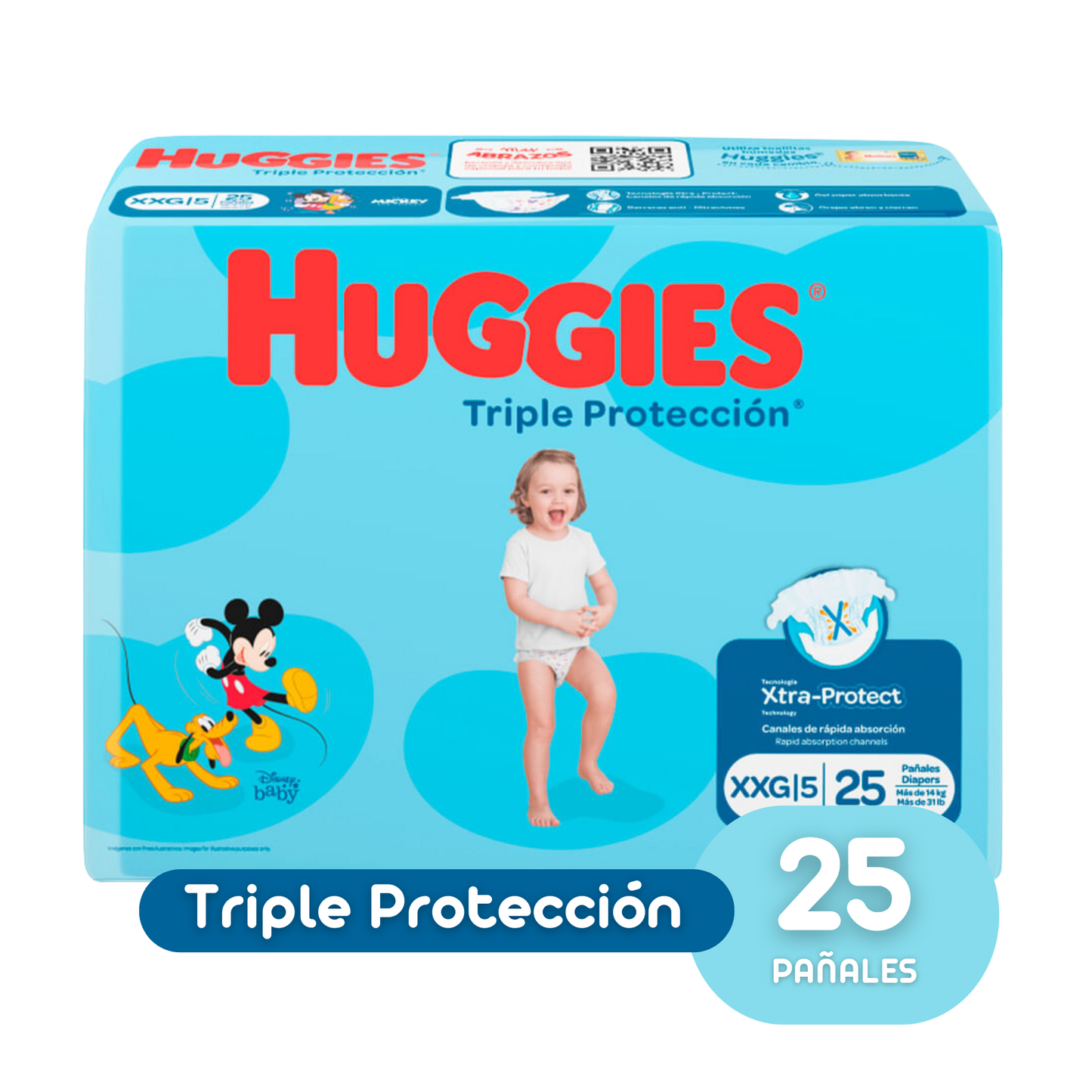 HUGGIES ETAPA 5/XXG TRIPLE PROTECCIÓN