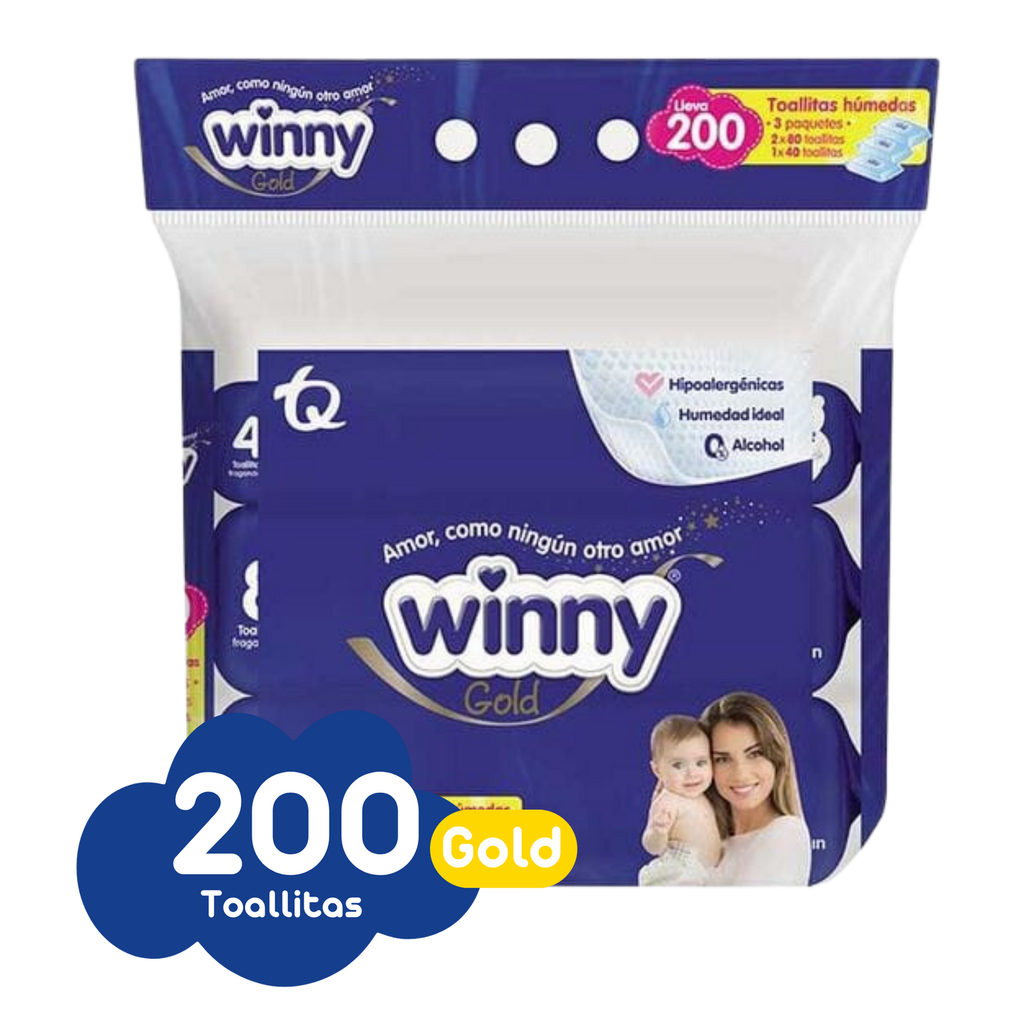 PAÑITOS WINNY GOLD