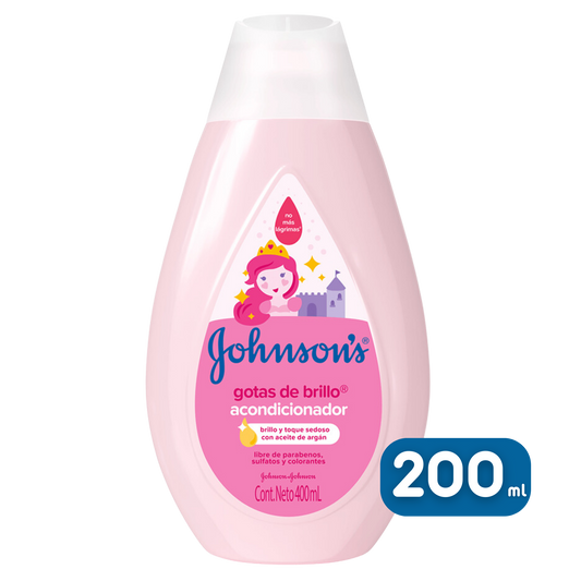 ACONDICIONADOR JOHNSON'S BABY GOTAS DE BRILLO