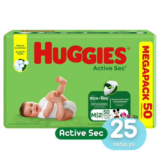 HUGGIES ETAPA 2/M ACTIVE SEC