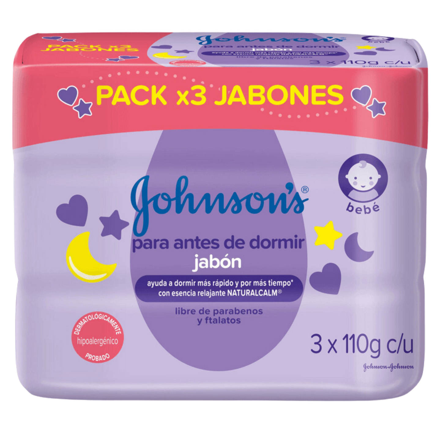 JABON EN BARRA JOHNSON'S BABY ANTES DE DORMIR