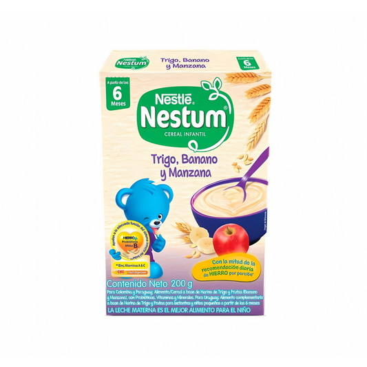NESTUM TRIGO BANANO MANZANA x 200g
