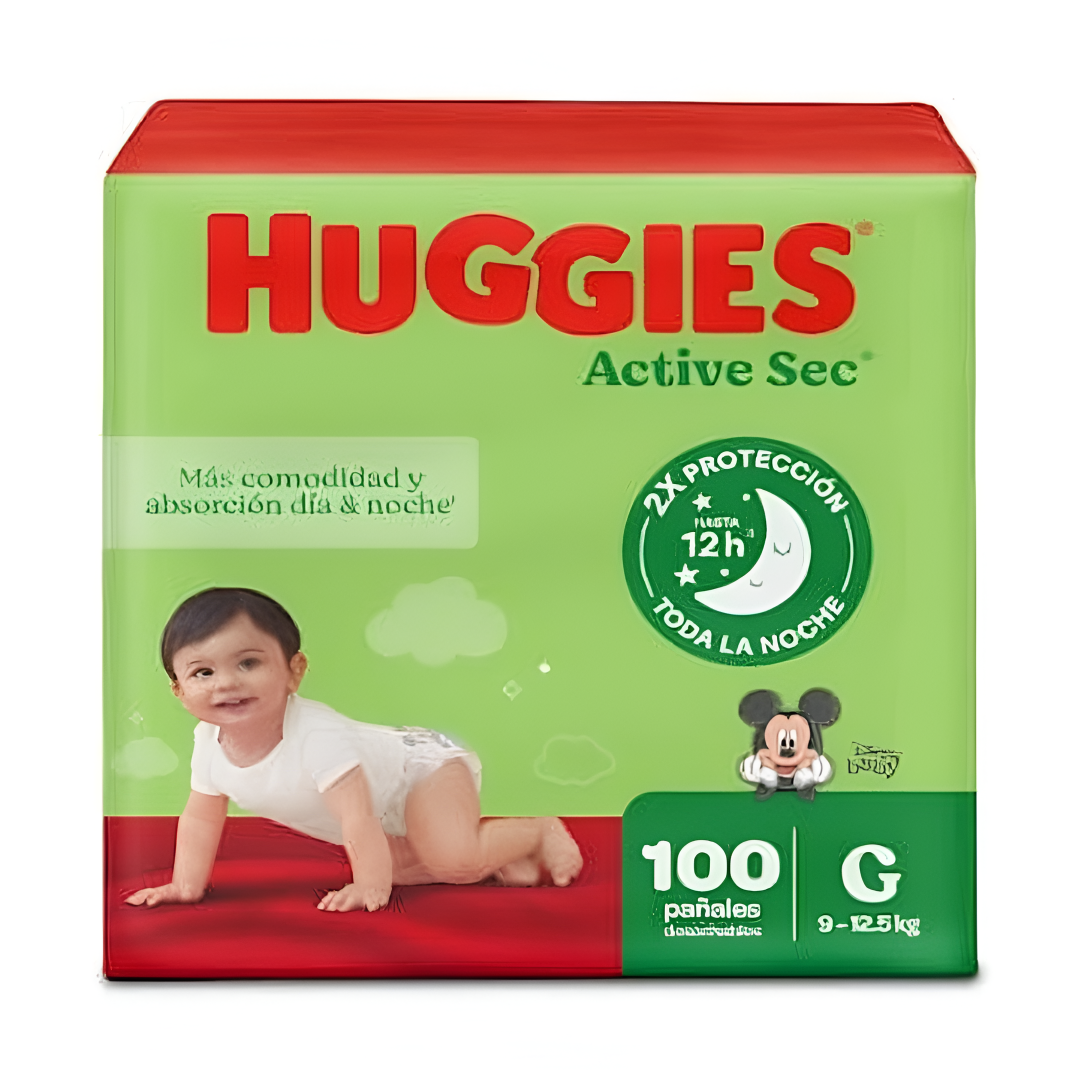 HUGGIES ETAPA 3/G ACTIVE SEC