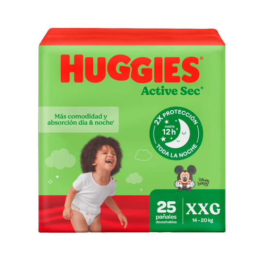 HUGGIES ETAPA 5/XXG ACTIVE SEC