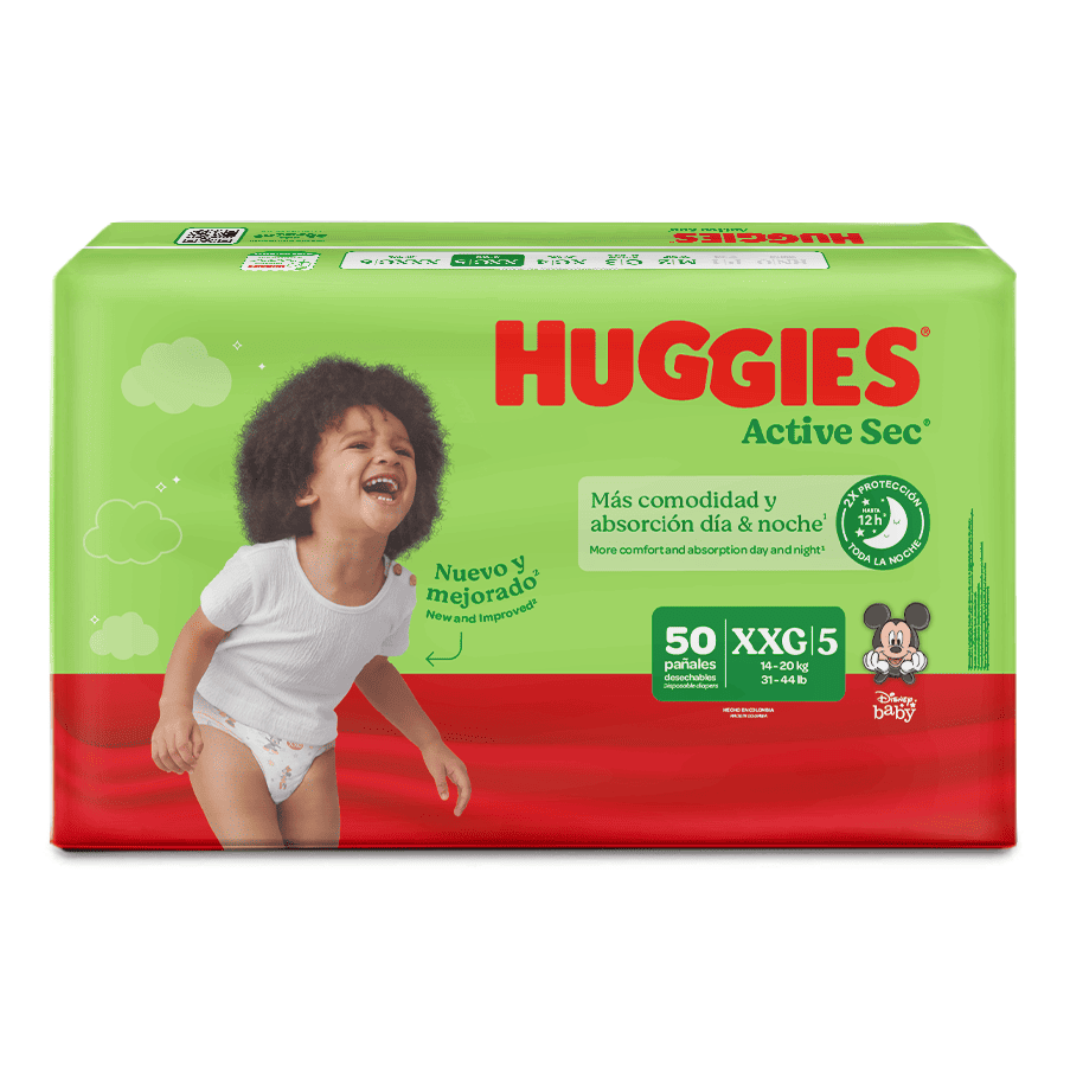 HUGGIES ETAPA 5/XXG ACTIVE SEC