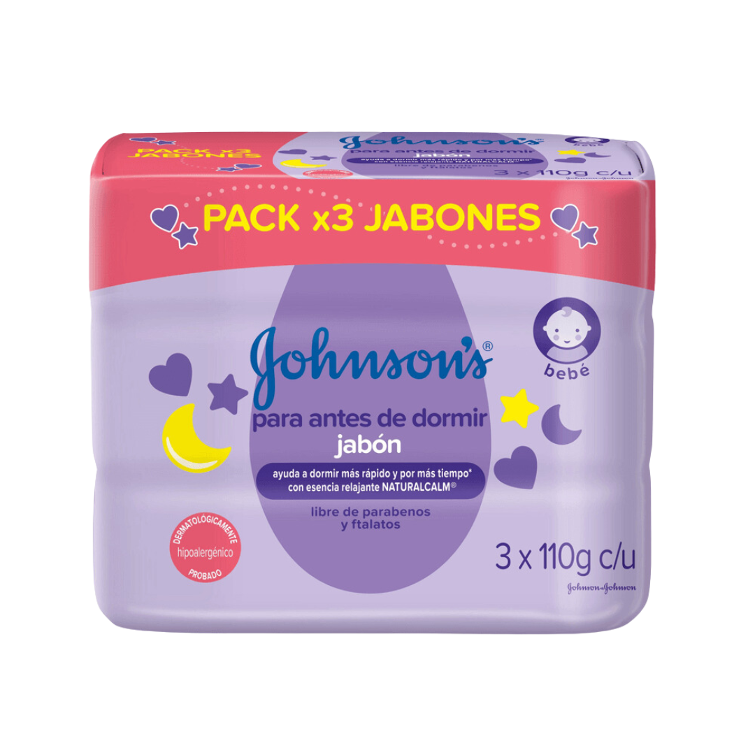 JABON EN BARRA JOHNSON'S BABY ANTES DE DORMIR