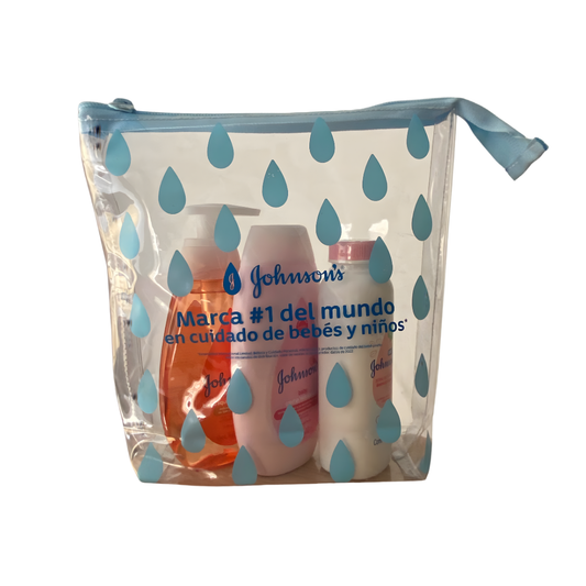 KIT JOHNSON´S BABY ESTUCHE TRANSPARENTE