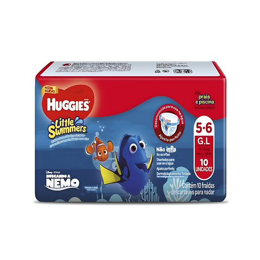 PAÑALES PARA EL AGUA x 10 uds