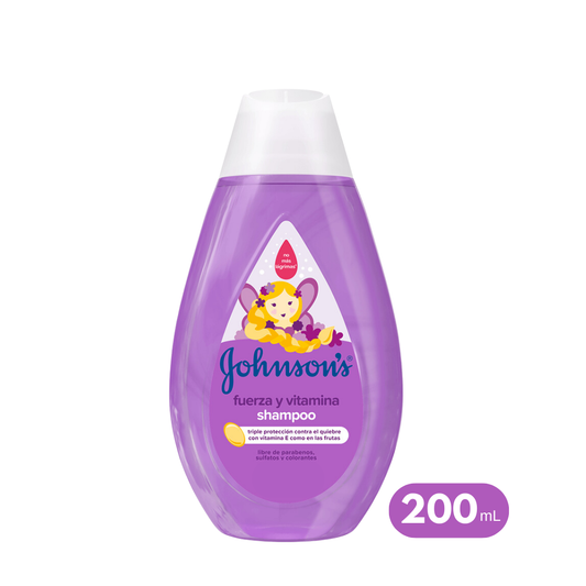 SHAMPOO JOHNSON'S FUERZA Y VITAMINA