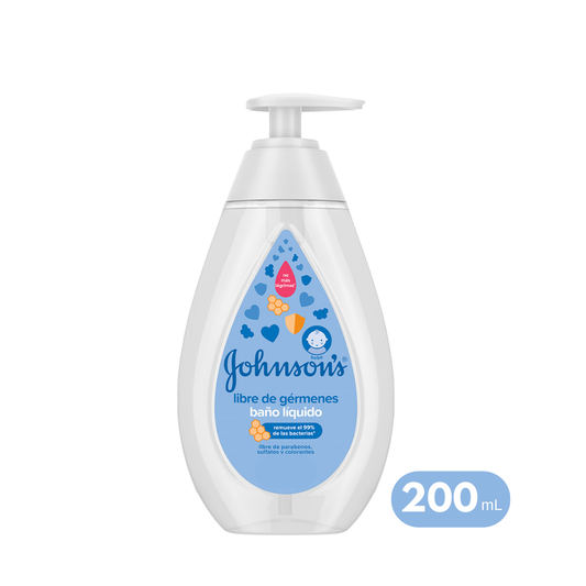 BAÑO LIQUIDO JOHNSON'S LIBRE DE GERMENES