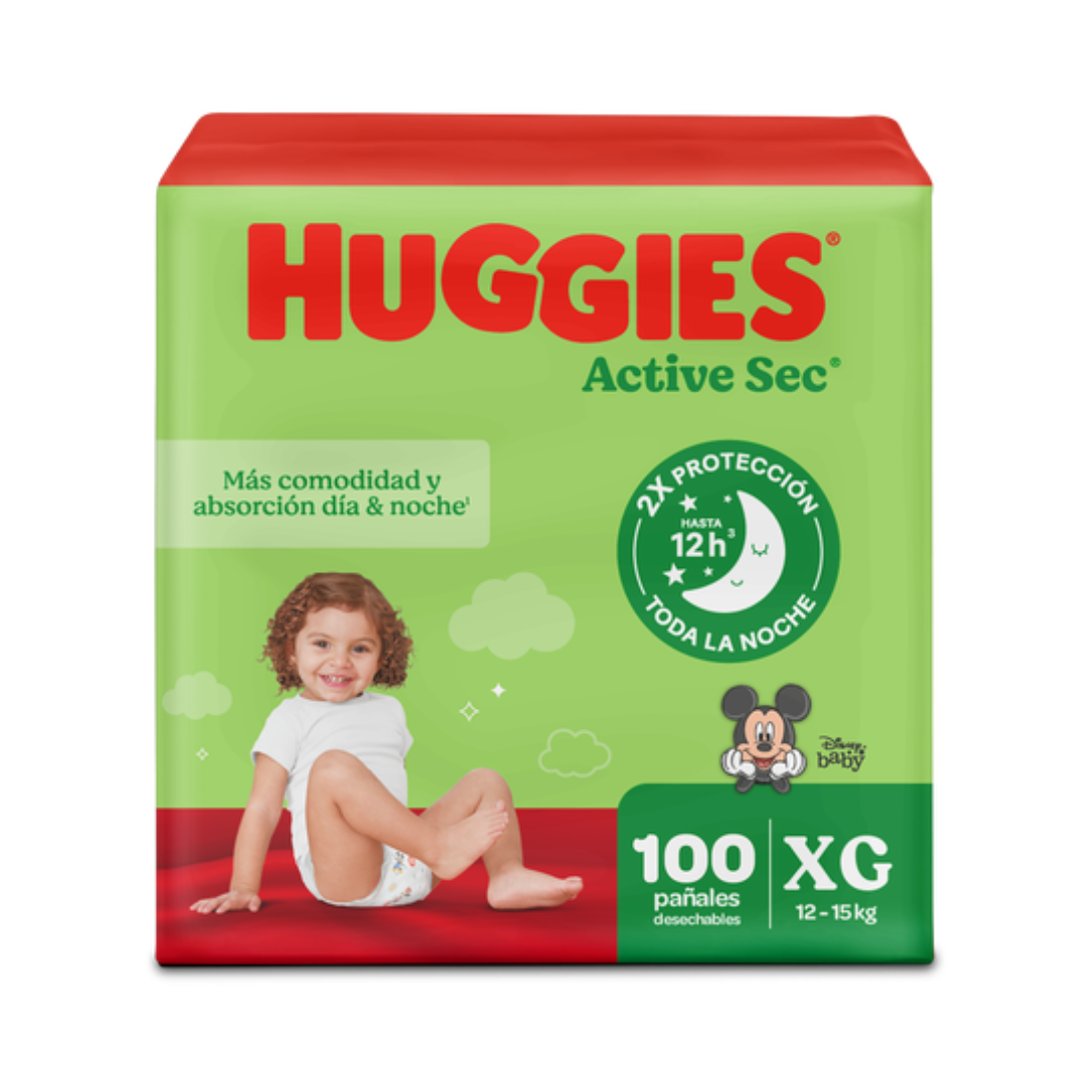 HUGGIES ETAPA 4/XG ACTIVE SEC