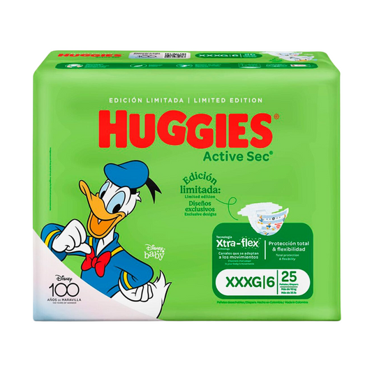 HUGGIES ETAPA 6/XXXG ACTIVE SEC