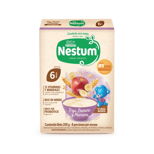 NESTUM TRIGO BANANO MANZANA x 200g
