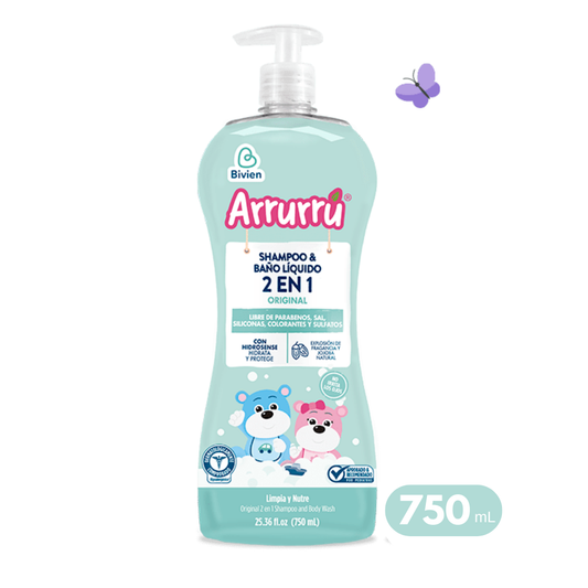 SHAMPOO & BAÑO LIQUIDO 2 EN 1 ORIGINAL 750mL